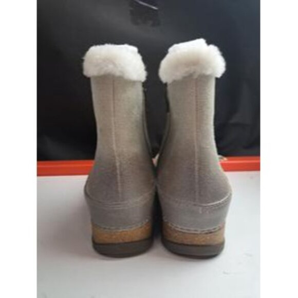 NWB Dansko Misty Barnished101. Gray Suede Shearling Ankle Boots Size 40 US 9 - 9 - Picture 2 of 10